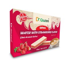 Dr gluten Glutensiz Çilekli Gofret
