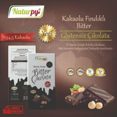 Naturpy Bitter Fındıklı Çikolata Glutensiz