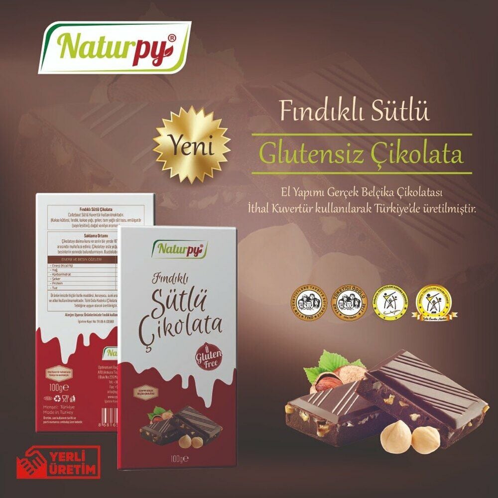 Naturpy Fındıklı Sütlü Glutensiz