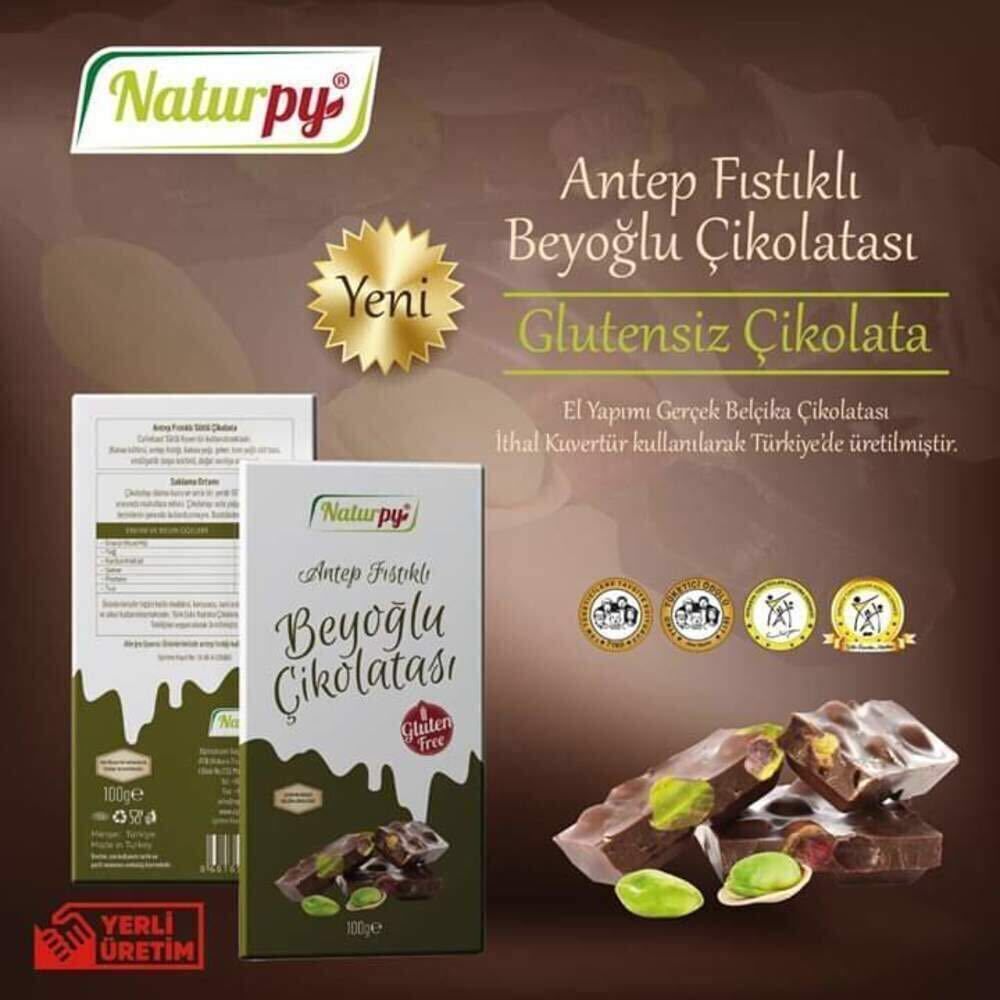 Naturpy Antep Fıstıklı Beyoğlu Çikolatası