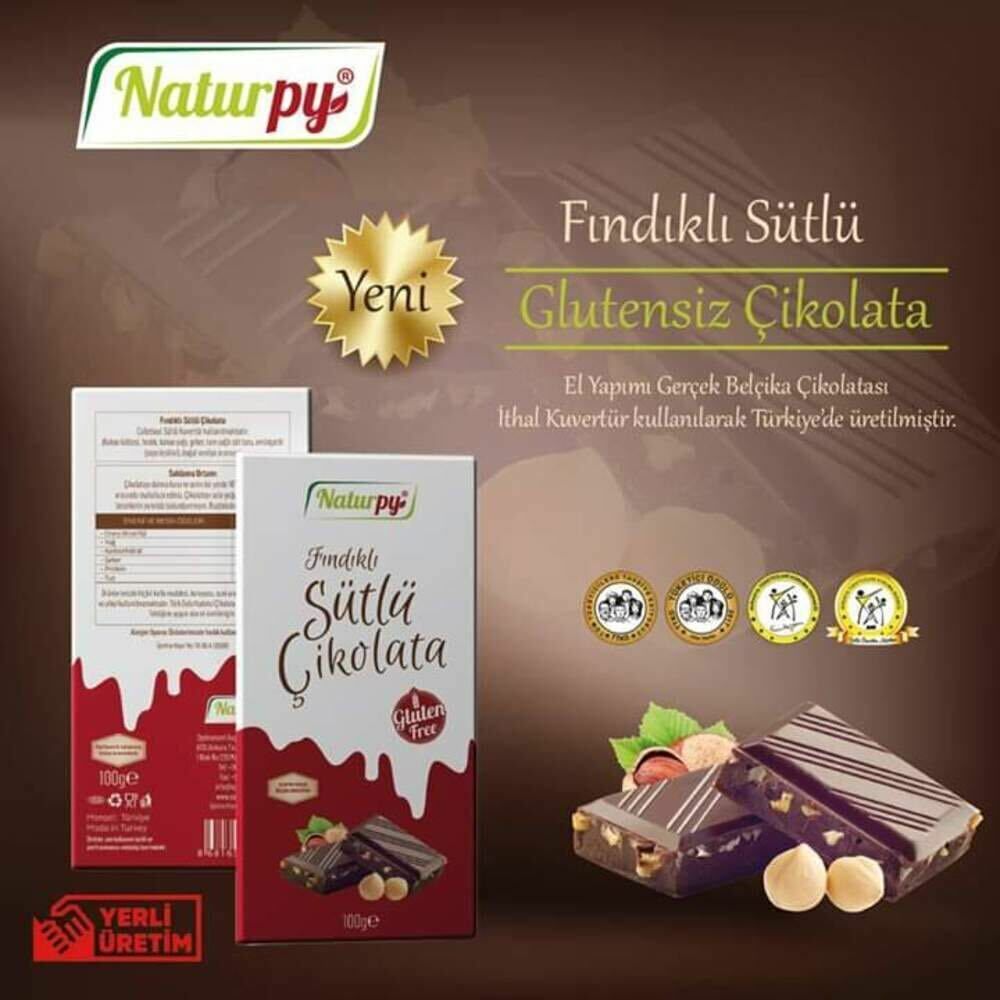 Naturpy fındıklı Sütlü Çikolata
