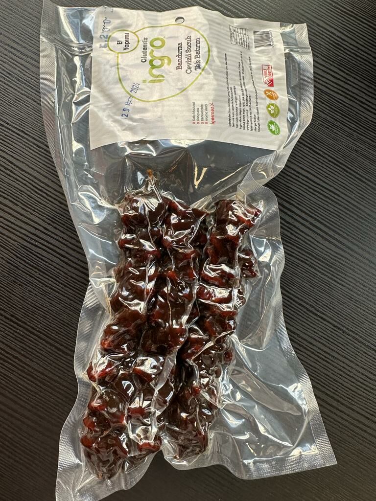 Ingro Glutensiz Cevizli Sucuk