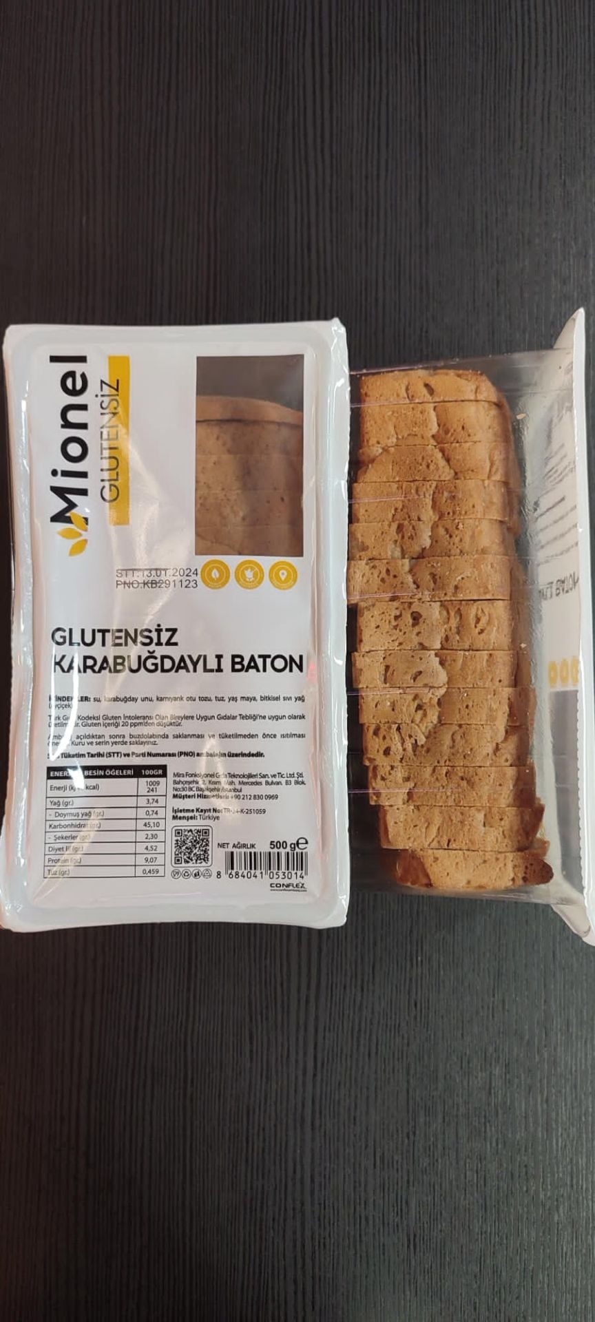 Mionel Glutensiz Karabugdaylı Baton