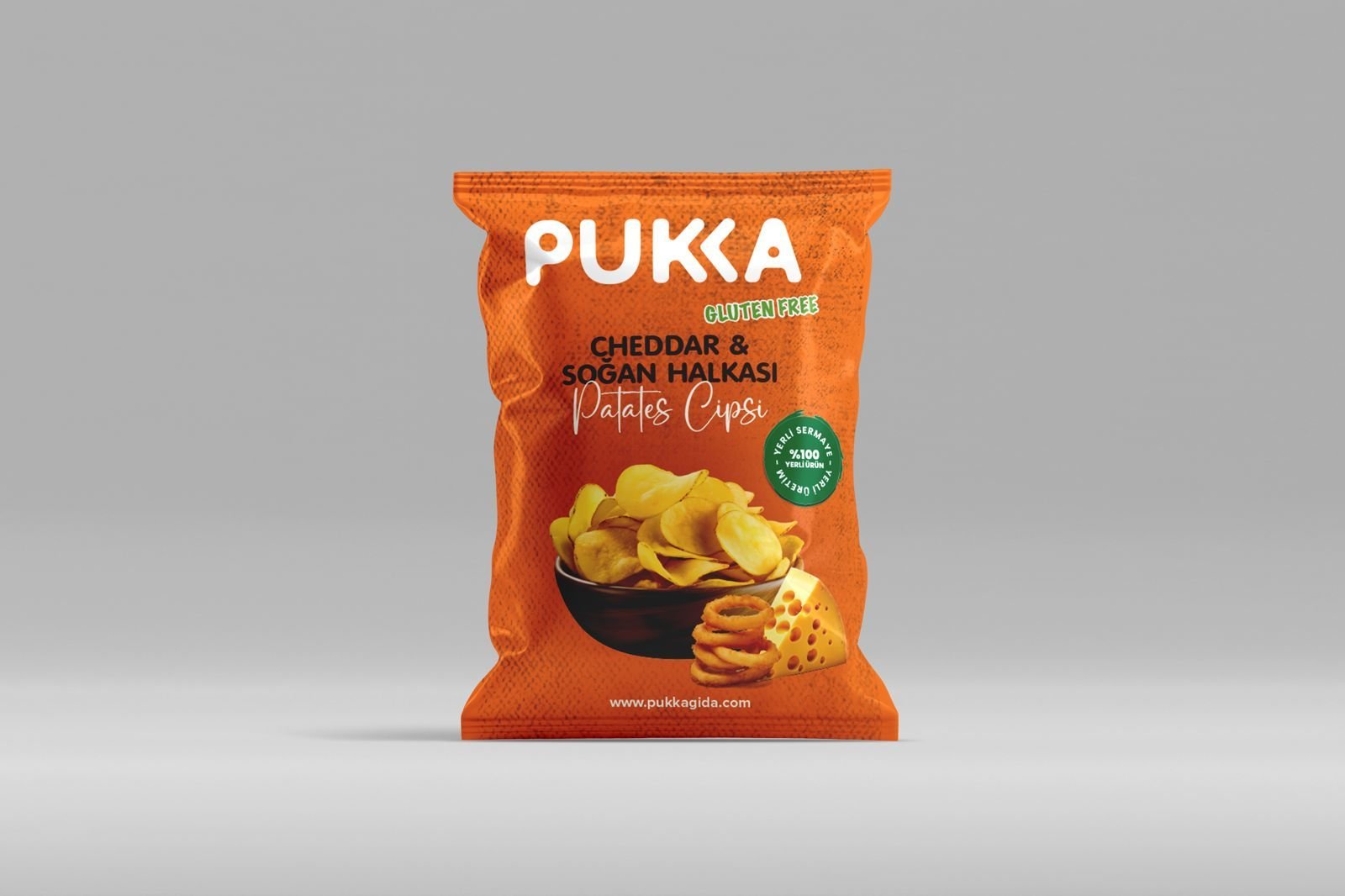 Pukkka Cheddar &Soğan Halkası Cips