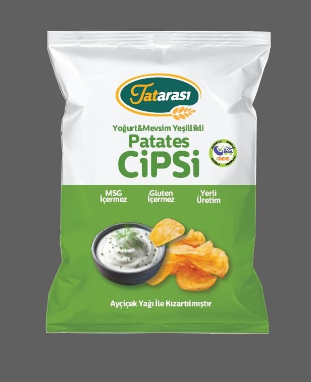 Tatarasi Yoğurt &mevsim Yesillikli Patates Cipsi