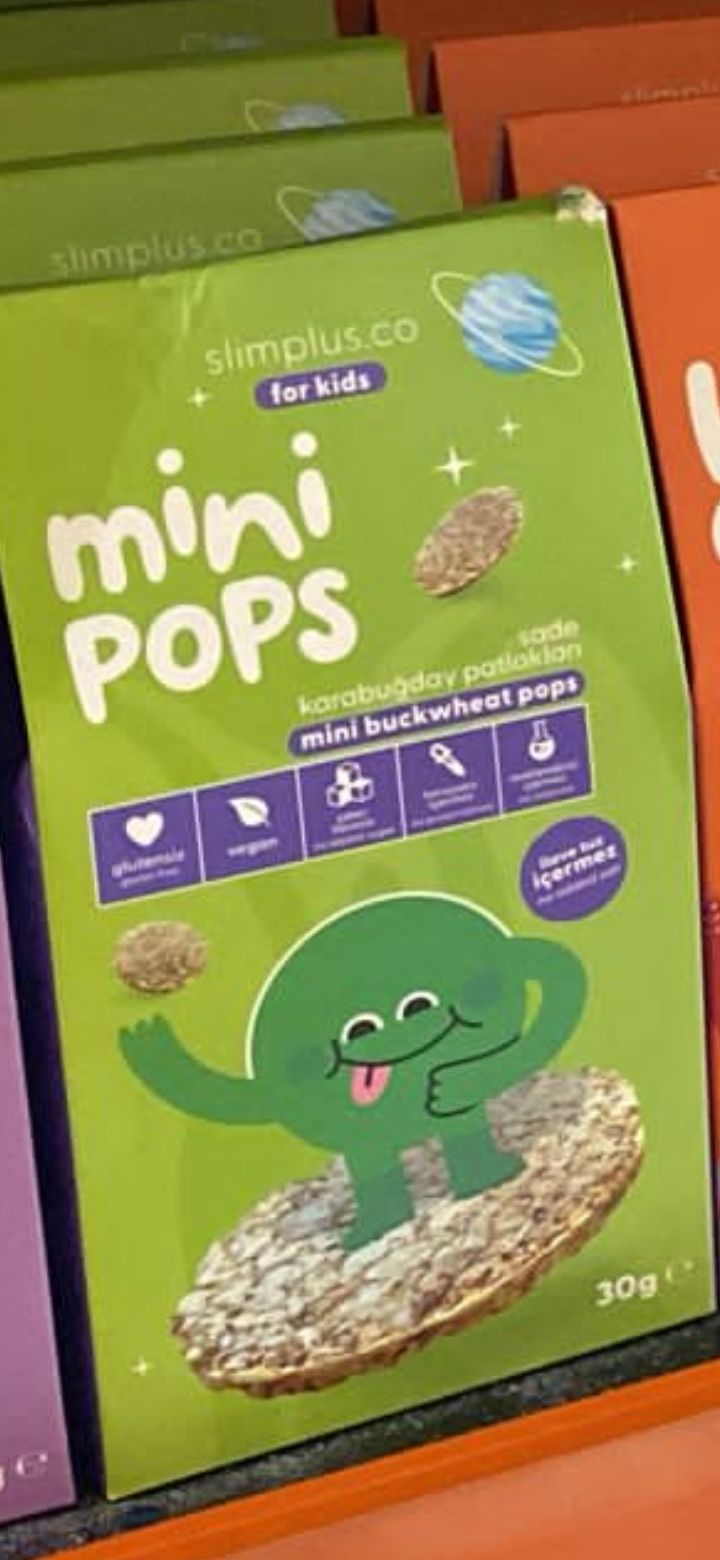 Slimplus Glutensiz Sade Karabugday Patlaklari