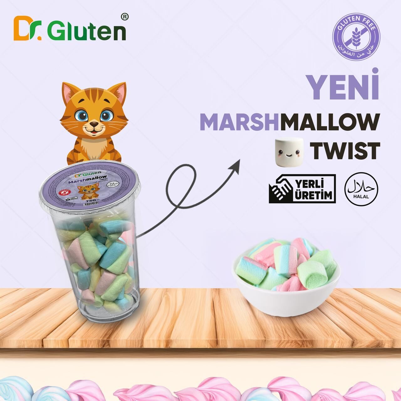 Dr Gluten Marsmelow Twist