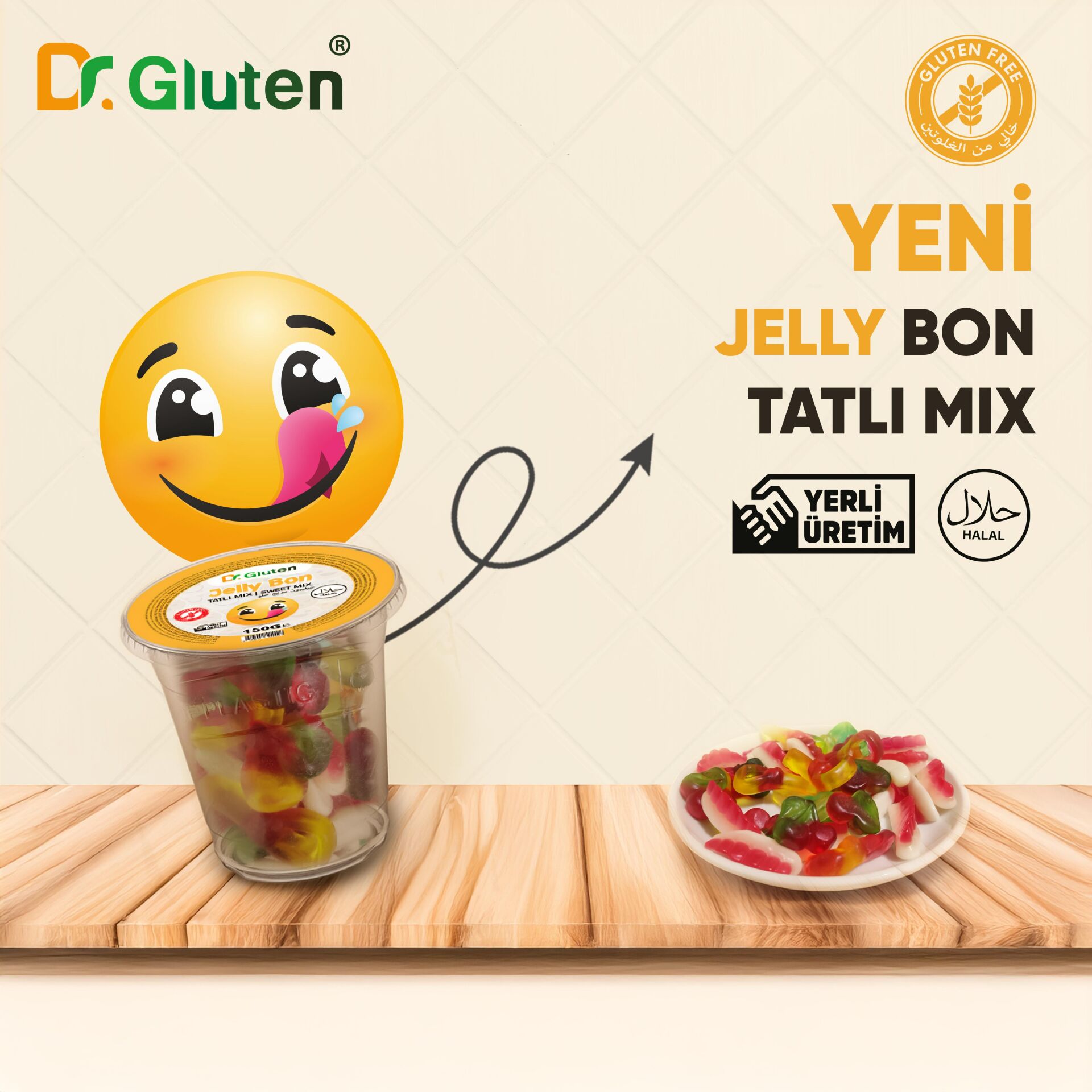Dr Gluten Jelibon Tatlı Miks