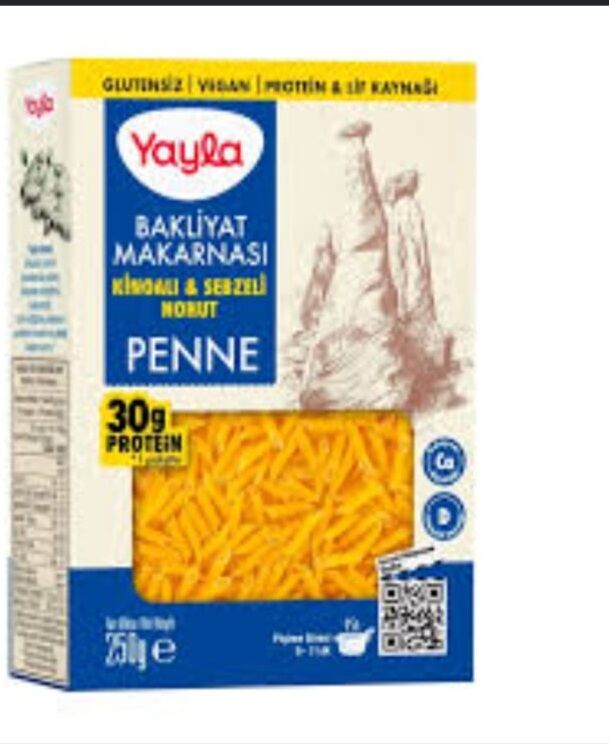 YAYLA MAKARNA Kinoali Sebzeli Nohutlu penne